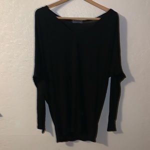 Michael Stars Black Long Sleeve Oversized Shirt